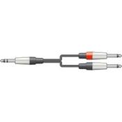 Citronic 6.3mm TRS Jack Plug to 2 x 6.3mm Mono Jack Plugs image