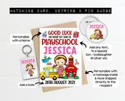 First Day of Playschool Card Pack