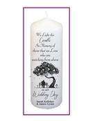 Bench of Love Memorial Candle