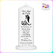 Wedding Memorial Candle - 001