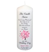 Pink Tree Memorial Candle image