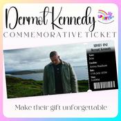 Personalised Dermot Kennedy Concert Ticket Keepsake | Aviva Stadium 2026