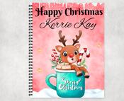 Christmas Note / Activity book - Happy Christmas Reindeer image