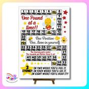 3 Stone Slimming Chart – Track Every Pound with Pride