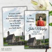 Personalised Glendalough Monastery Memorial Wallet Cards – A Peaceful Tribute
