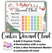 Custom Reward Chart- Christmas Design