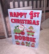 Baby First Chrsitmas Card image