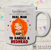 Handle a Red Head Mug Gentleman image