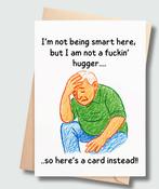 Funny Irish Card – Paudie Not a Hugger