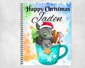 Christmas Note / Activity book - Happy Christmas Dragon image