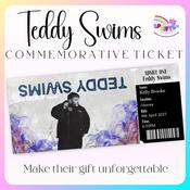 Personalised Teddy Swims Concert Ticket | 3Arena Dublin 2027