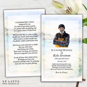 Personalised Memorial Wallet Card – Harbour Light Design