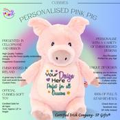 Personalised Pig -Personalised Teddy Bear Ireland
