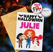 Horror Princess Card &amp; Badge Set image