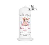 Christening Candle Ireland - Farmland Collection - Pig