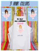 Personalised Communion Girls Apron -Fairy design
