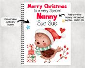 Christmas Bird a4 Note / Activity book image