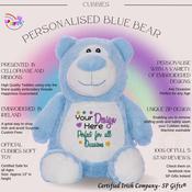 Personalised Blue Bear Teddy