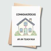 Comhghairdeas ar an Teach Nua Irish New Home Card image