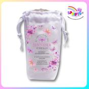 Personalised Christening Candle Bag - Purple Whisper image
