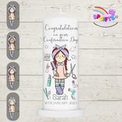 Hair &amp; Makeup Girl - Confirmation Candle - Confirmation Gifts Ireland image