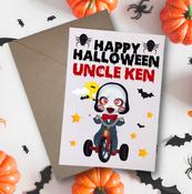Billy the Puppet Halloween Card