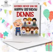 Goonies Inspired Personalised Birthday Card image