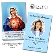 Sacred Heart of Mary - Wallet Memorial Cards image