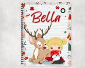 Blonde Hair Christmas Girl - Spiral Note / Activity Book image