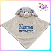 New Baby Comforter Personalised – Clovis Hampton Bunny