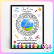 Teacher Christmas Song Print - True Colors image