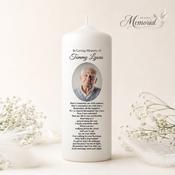 Personalised Memorial Photo Candle – Remember That I’m With You image