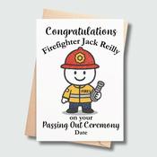 Congratulations Firefighter Passing Out Ceremony Card – Ireland