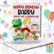 Toy Story Inspired Personalised Birthday Card image