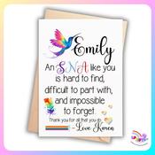Personalised SNA Thank You Card Ireland image