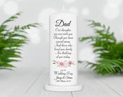 Memorial Candle Pink Bouquet image