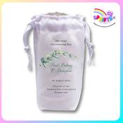Personalised Christening Candle Bag - Eucalyptus Harmony image