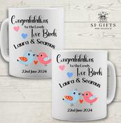 Happily Ever After Birds Wedding Mug