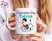 Boy in Wheelchair Communion Mug
