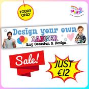 Personalised Custom Banner Ireland – Design Your Own Banner for Any Occasion