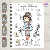 Girls Confirmation Day a4 Notebook - Confirmation Gifts Ireland