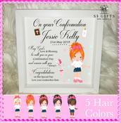 Confirmation Girl Box Frame Shorts
