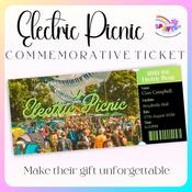 Personalised Electric Picnic Commemorative Ticket | Stradbally Hall 2026