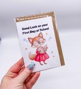 First Day of School Card – Fox Design