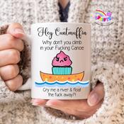 Cuntmuffin Canoe Mug | Funny Rude Mug image