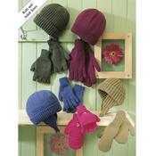 Sirdar Pattern 5840 Hats &amp; Gloves in DK image