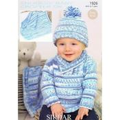 Sirdar Pattern 1926 Sweater etc. in Snuggly Crofter Dk