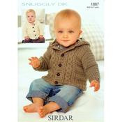 Sirdar Pattern 1887 Baby Jackets in DK