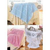 Sirdar Pattern 1299 Crochet Baby Blankets in DK
