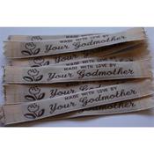 4 x Made With Love By Your Godmother labels image